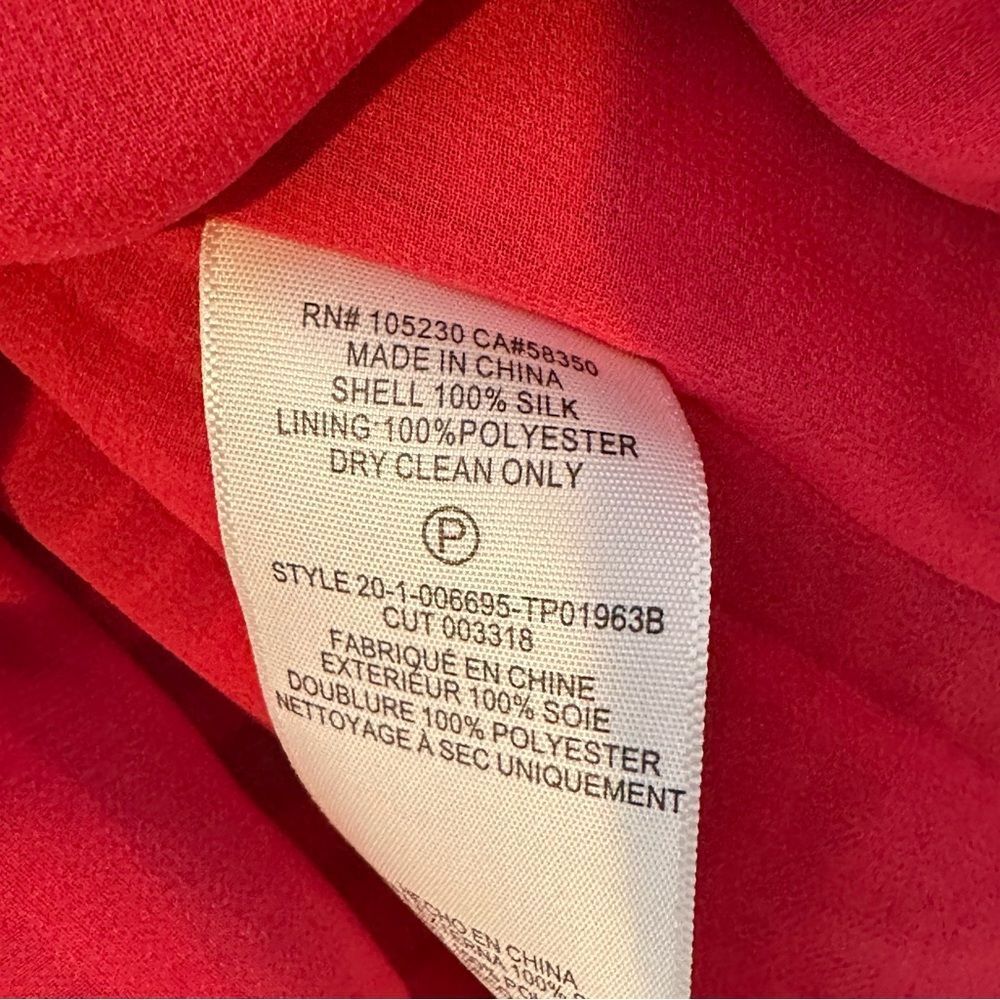 Joie Trianna b Red Silk Halter Tank Top | Size S - Picture 7 of 7